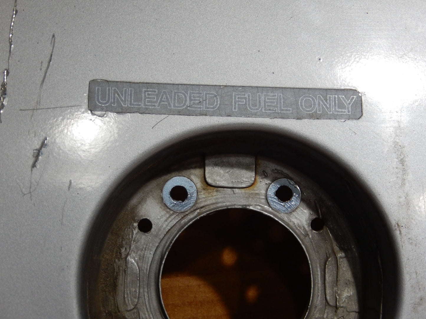 Datsun 280ZX Gas Filler Neck Port Body Cut Panel