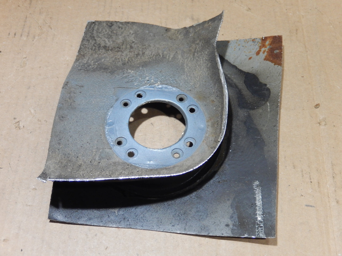 Datsun 280ZX Gas Filler Neck Port Body Cut Panel