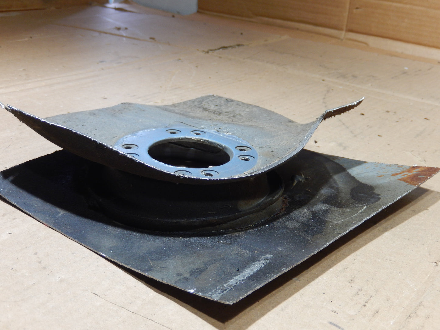 Datsun 280ZX Gas Filler Neck Port Body Cut Panel