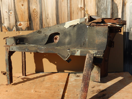 Datsun 240Z 1972 Front Drivers Inner Fender/Frame Body Cut