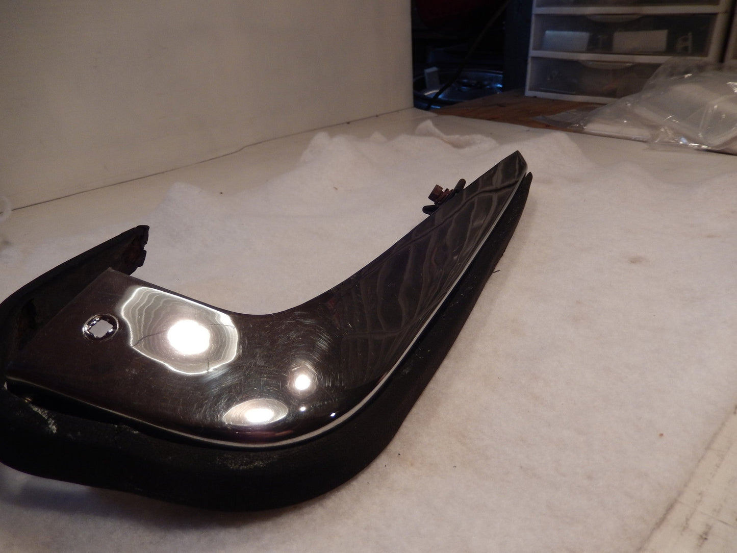 Datsun 240Z OEM Rear Passenger Side Bumper Return