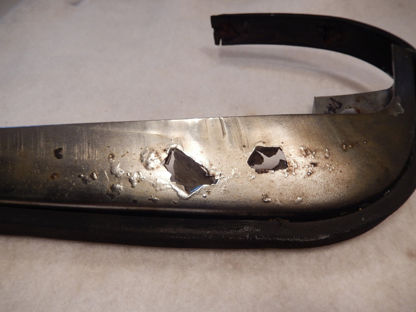 Datsun 240Z OEM Rear Passenger Side Bumper Return