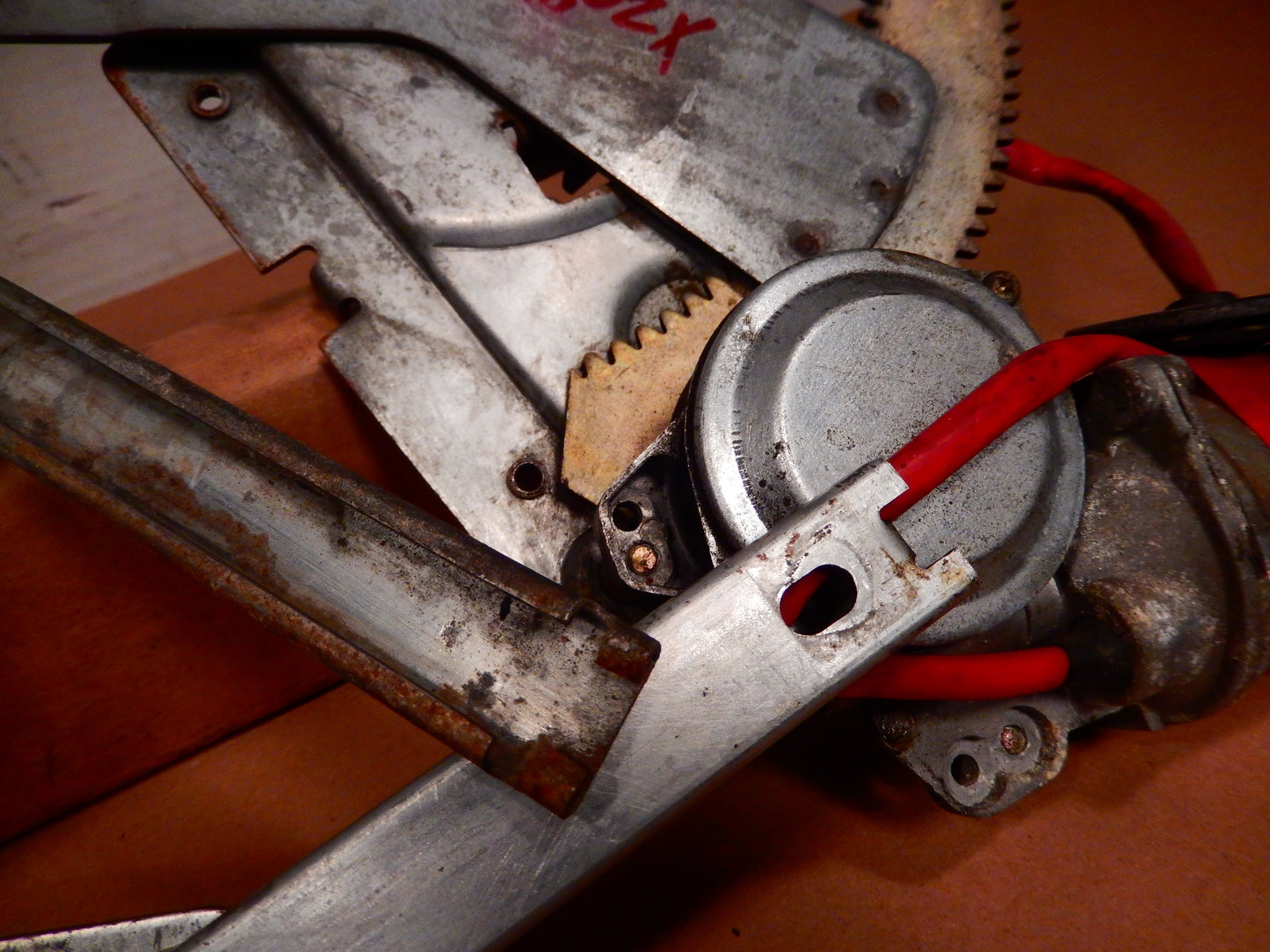 Datsun 280ZX Driver's Side Door Window Regulator With Motor