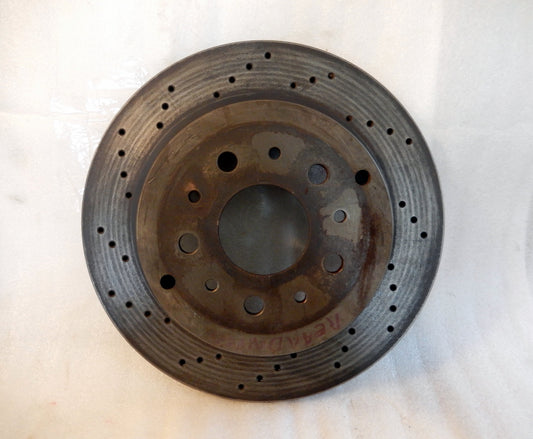 Maserati Quattroporte Rear Driver Side Vent Drilled Brake Rotor