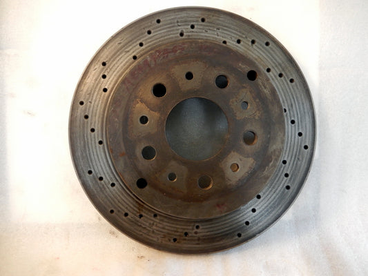 Maserati Quattroporte Rear Passenger Side Vent Drilled Brake Rotor