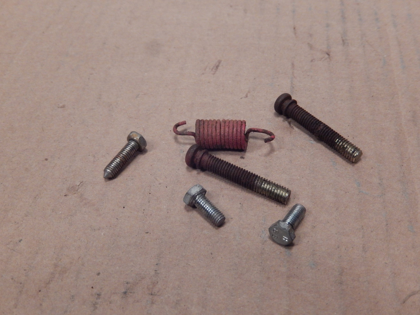 Datsun 240Z OEM Head Light Bucket Fasteners and Spring