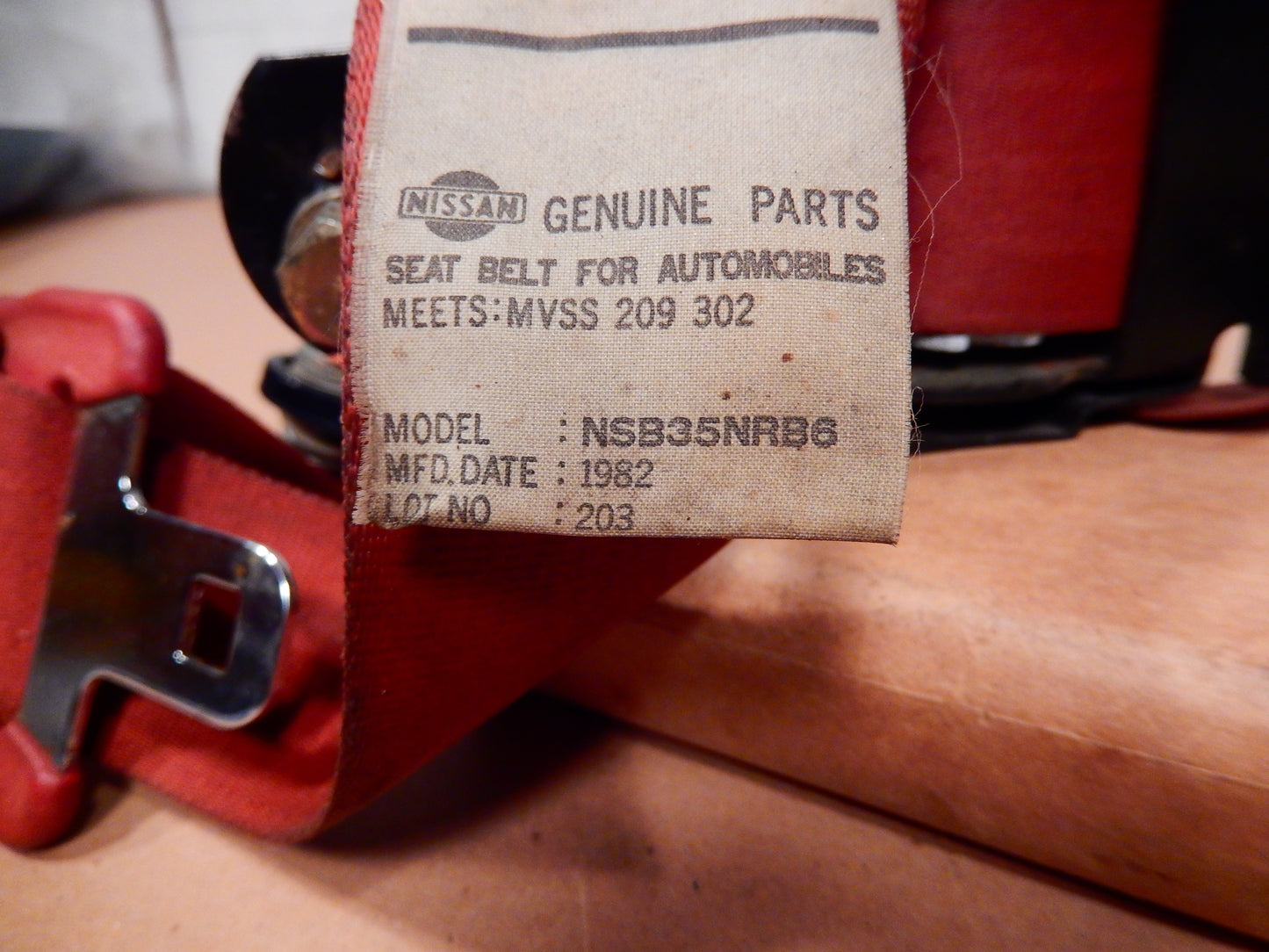 Datsun 280ZX OEM Passenger's Side Shoulder Belt