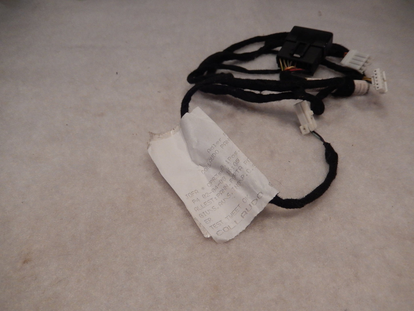 Maserati Quattroporte M-139 NOS Rear Drivers Door Handle Wire Harness