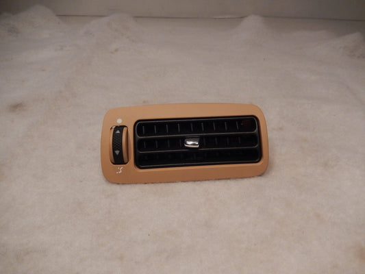 Maserati M-139 OEM NOS Natural Leather Tan B Pillar Vent