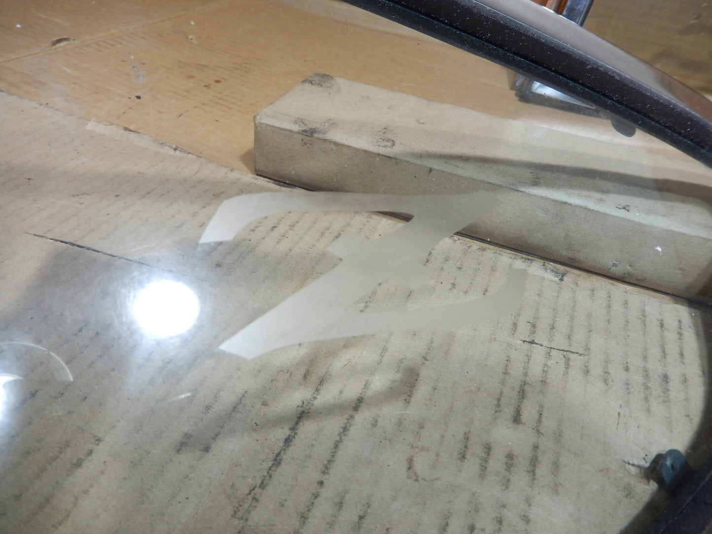 Datsun 240Z Pair Of Etched " Z " Rear Quarter Windows