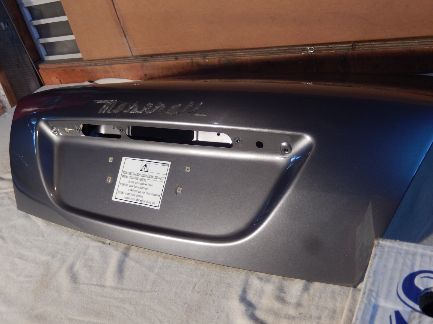 Maserati Quattroporte Rear Trunk / Boot Lid