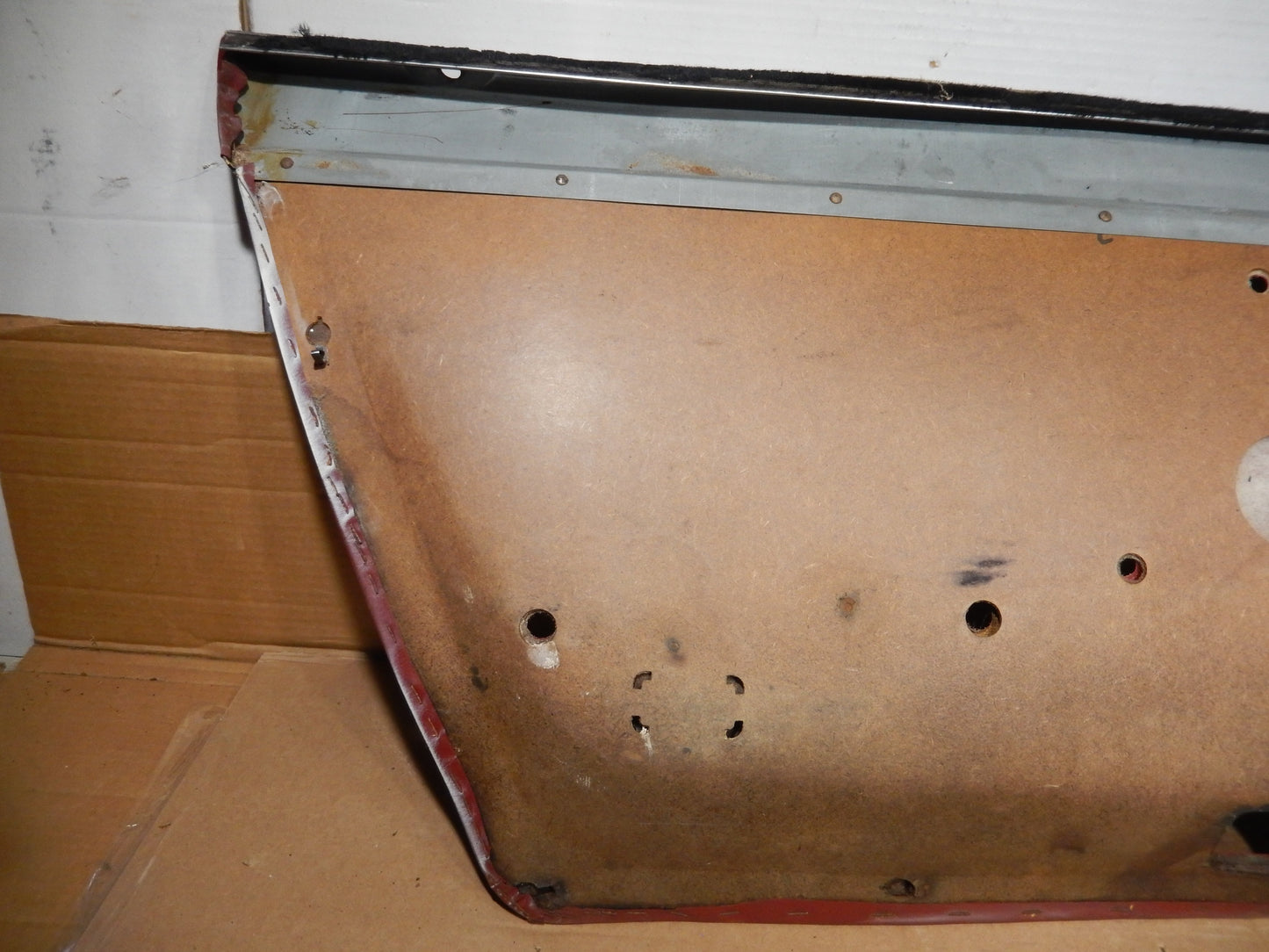 Datsun 240Z Red Passengers Side Interior Door Panel