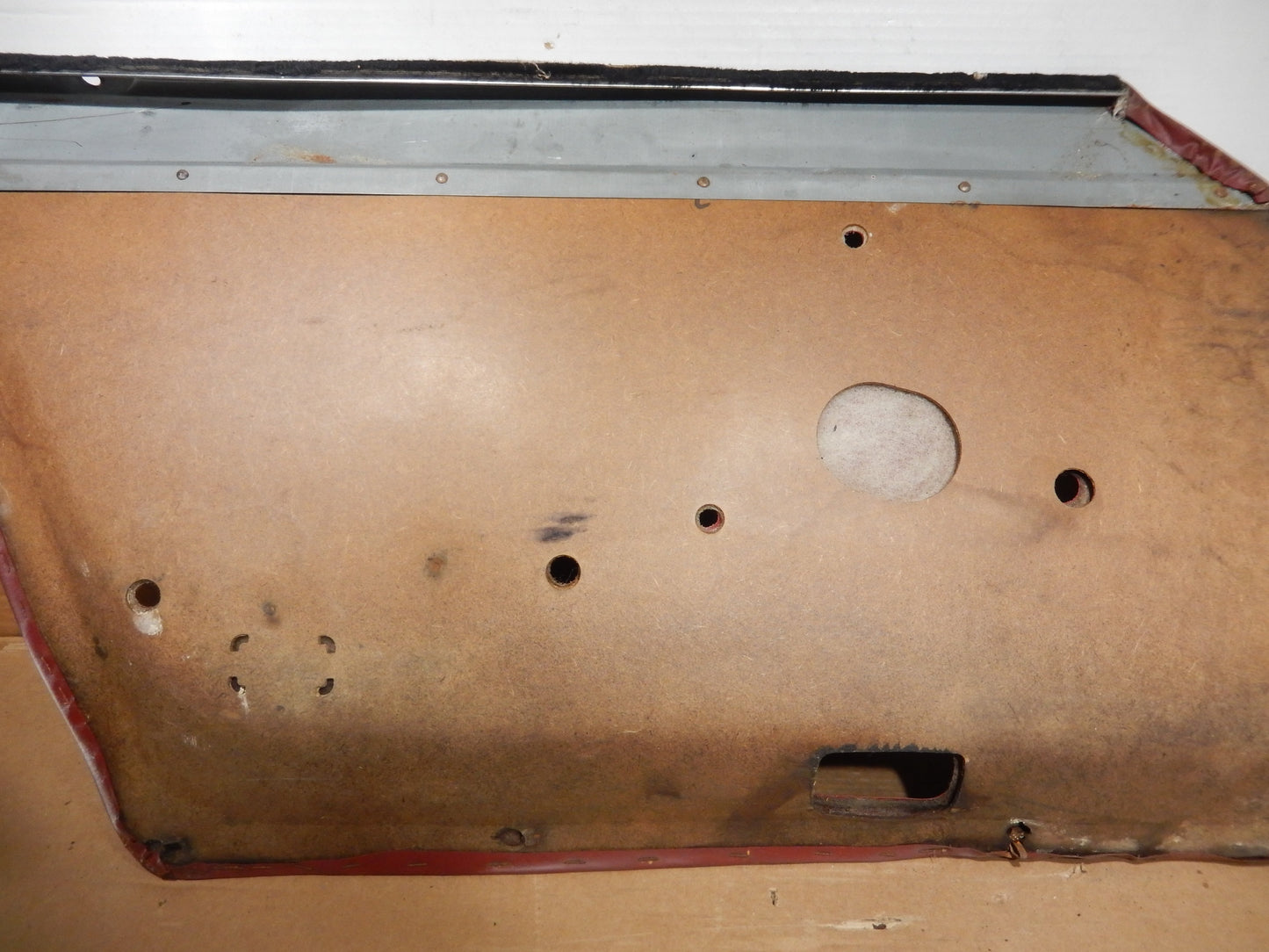Datsun 240Z Red Passengers Side Interior Door Panel