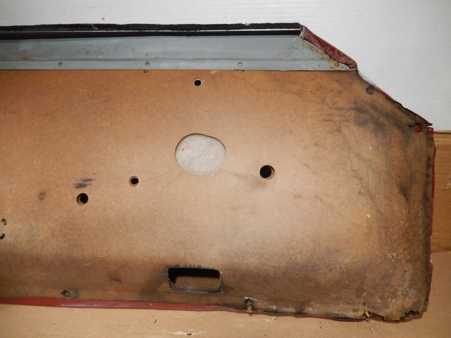 Datsun 240Z Red Passengers Side Interior Door Panel