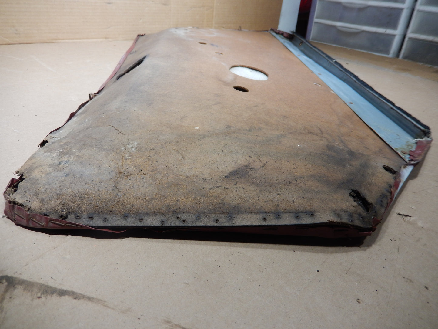 Datsun 240Z Red Passengers Side Interior Door Panel