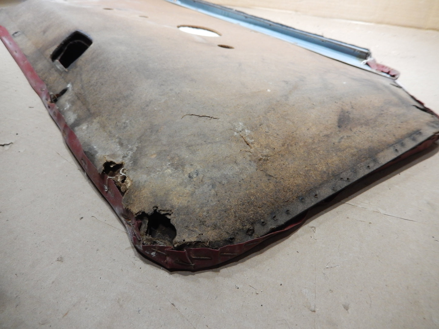 Datsun 240Z Red Passengers Side Interior Door Panel