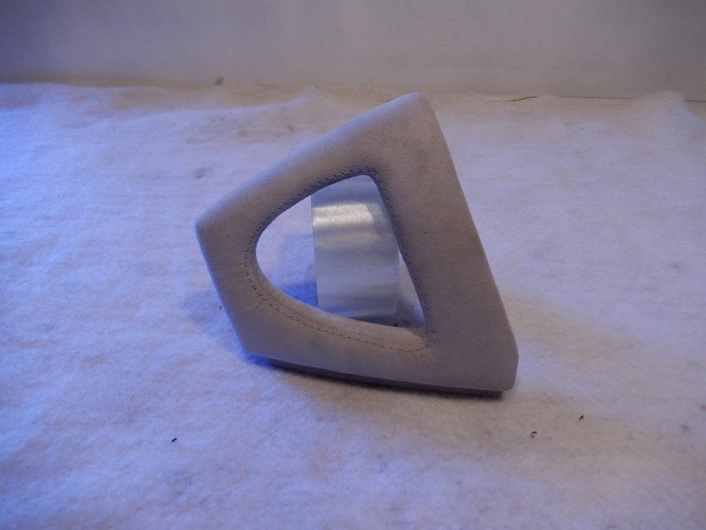 Maserati Quattroporte M-139 OEM Light Gray Suede Passengers Interior Door Handle