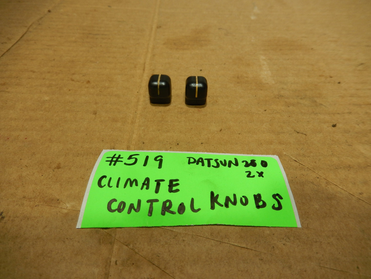 Datsun 280ZX Climate Control Knobs