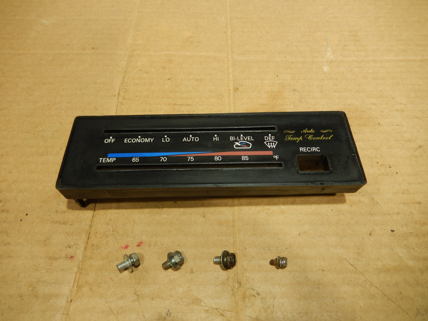Datsun 1980 280ZX Climate Control Face