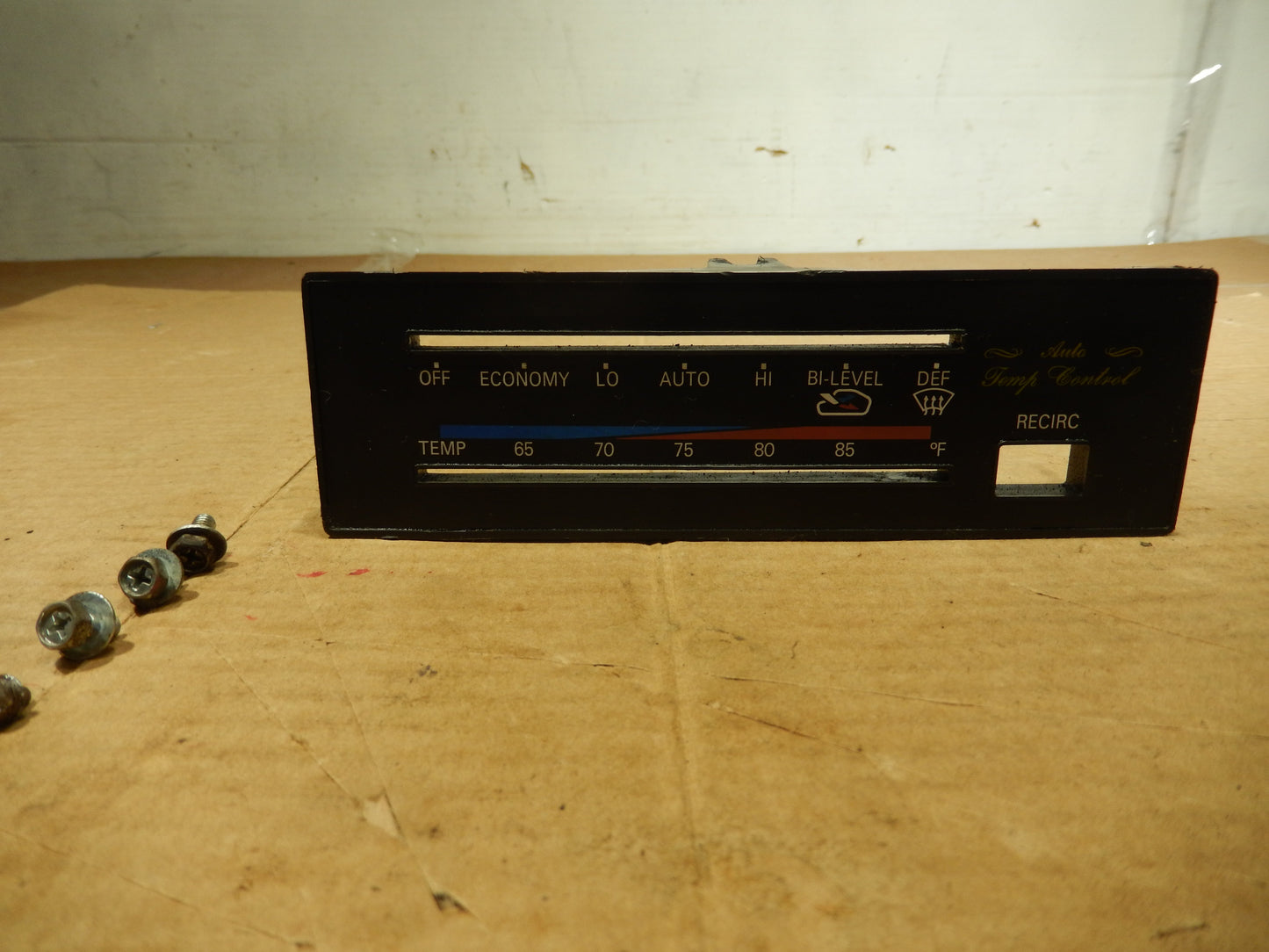Datsun 1980 280ZX Climate Control Face