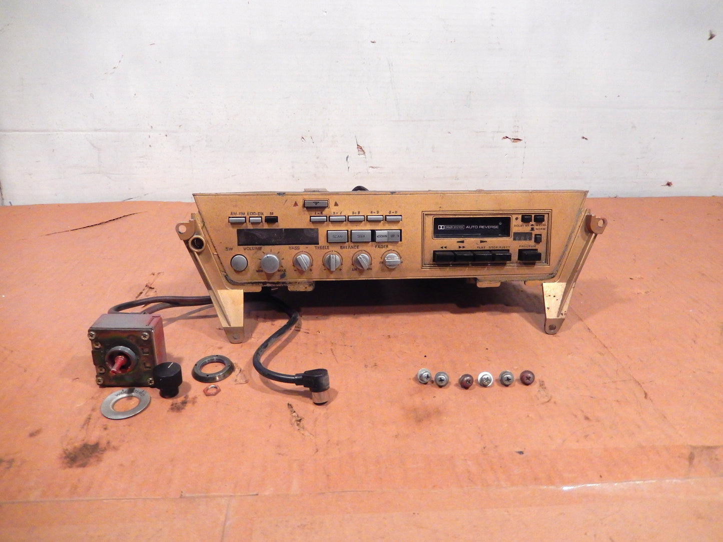 Datsun 280ZX 1980 - 1983 Original Stereo Cassette System and Audible Adjust Switch  SKU 334