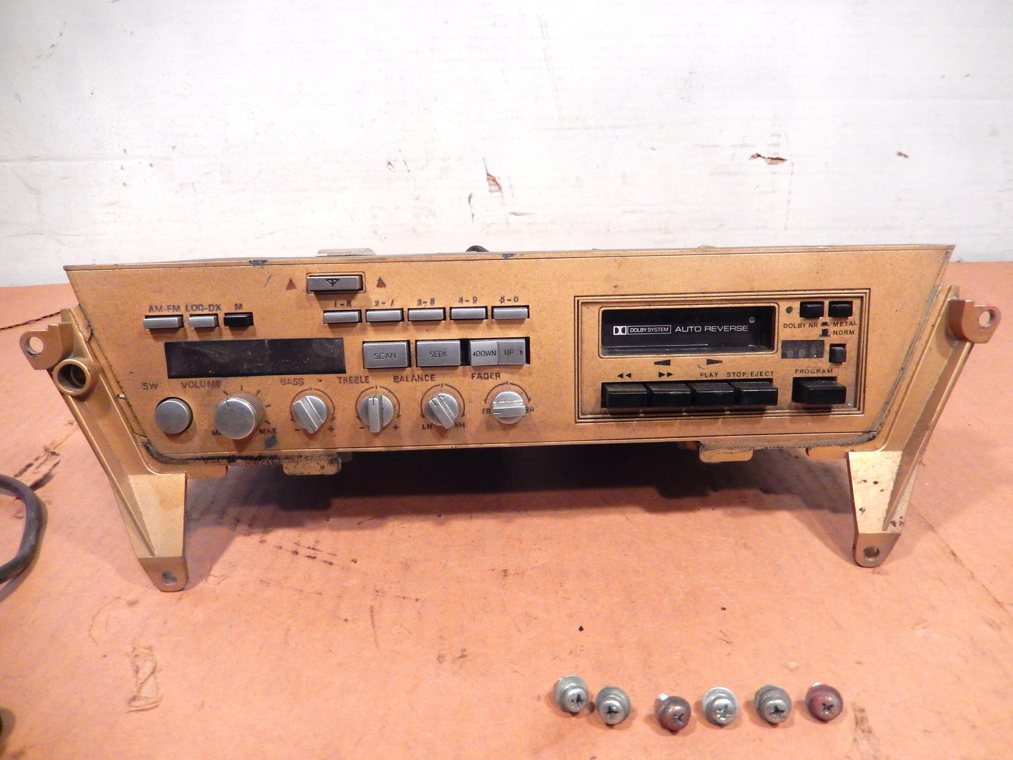 Datsun 280ZX 1980 - 1983 Original Stereo Cassette System and Audible Adjust Switch  SKU 334