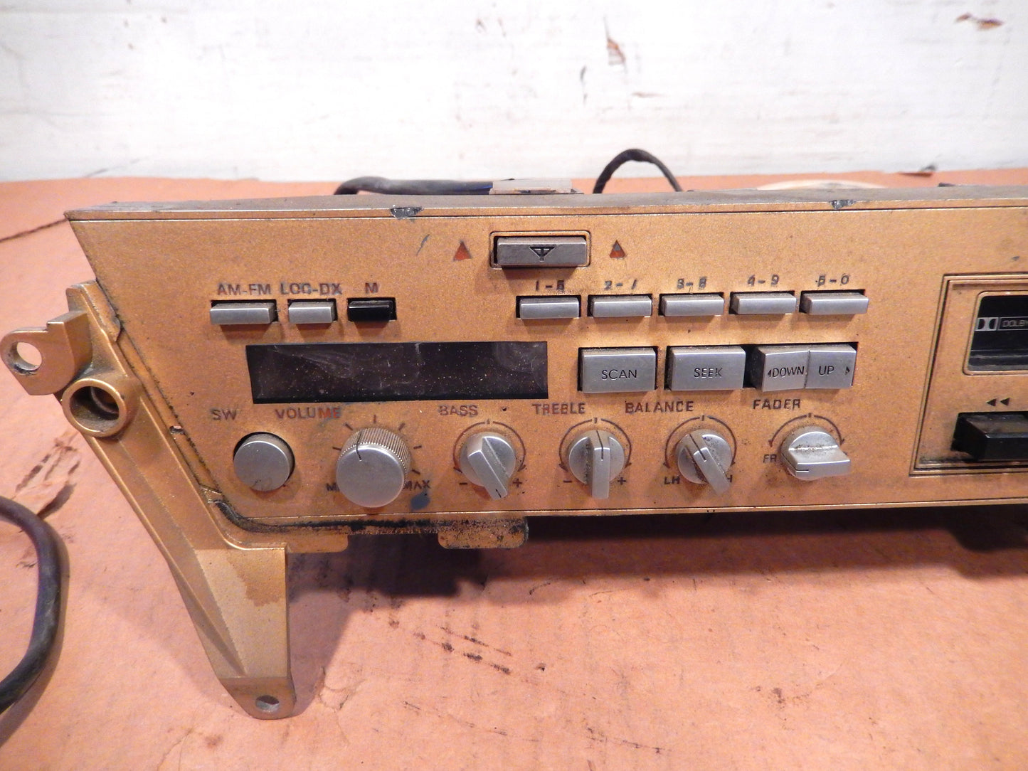 Datsun 280ZX 1980 - 1983 Original Stereo Cassette System and Audible Adjust Switch  SKU 334