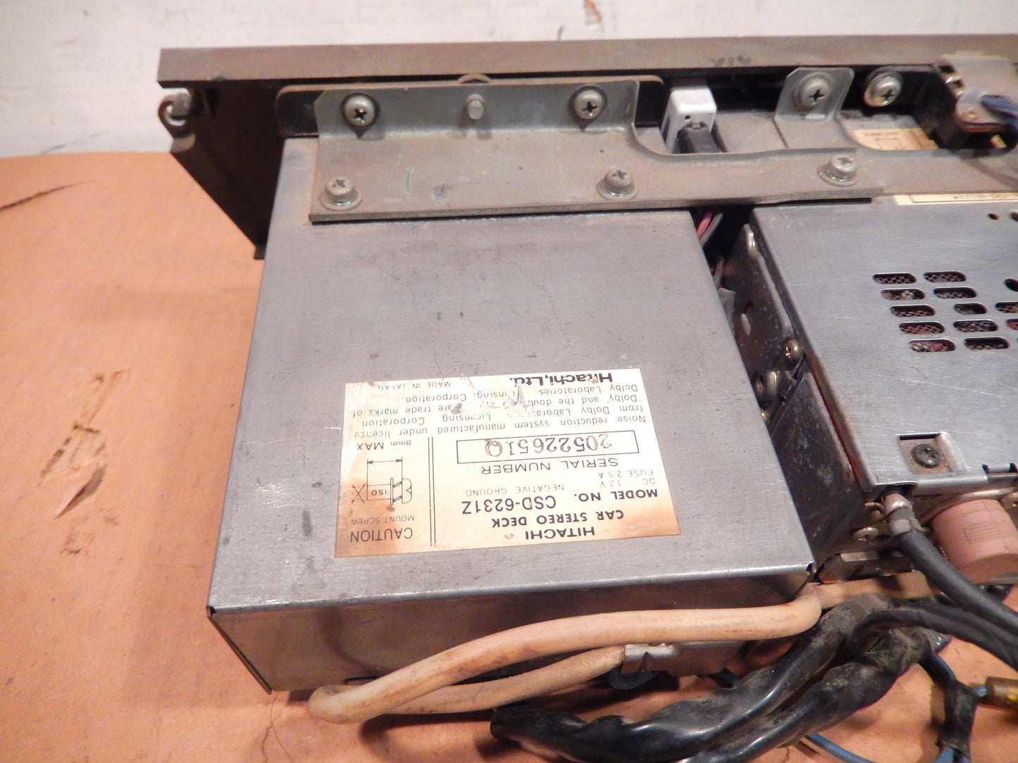 Datsun 280ZX 1980 - 1983 Original Stereo Cassette System and Audible Adjust Switch  SKU 334