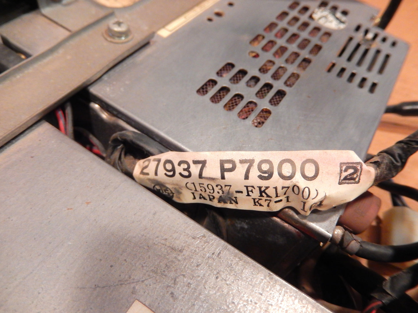 Datsun 280ZX 1980 - 1983 Original Stereo Cassette System and Audible Adjust Switch  SKU 334