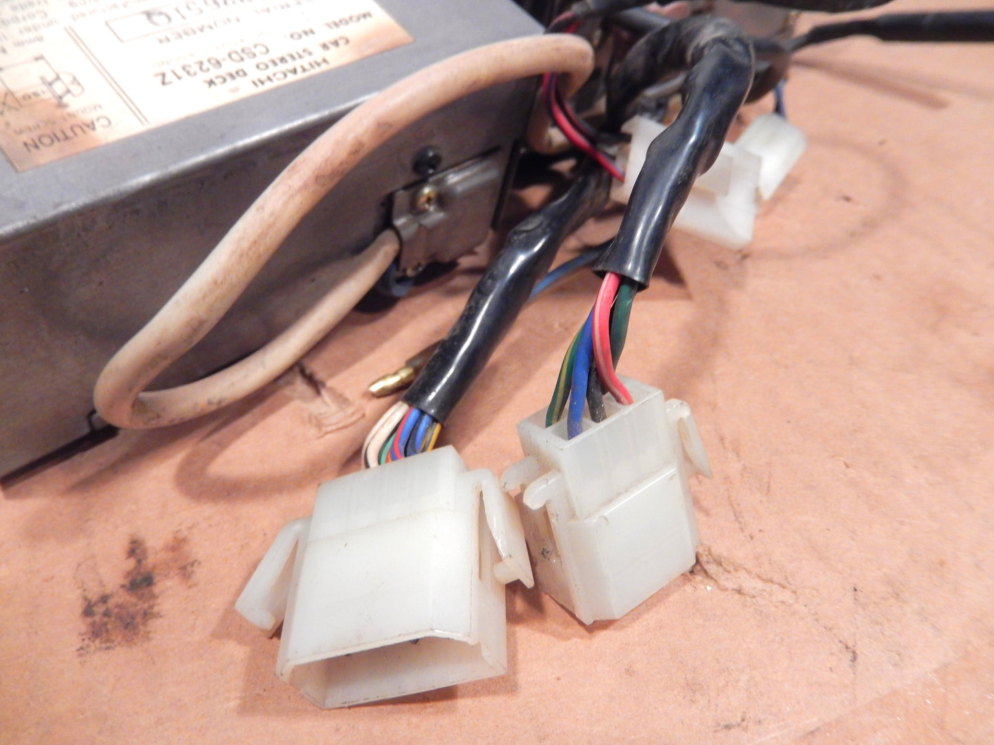 Datsun 280ZX 1980 - 1983 Original Stereo Cassette System and Audible Adjust Switch  SKU 334