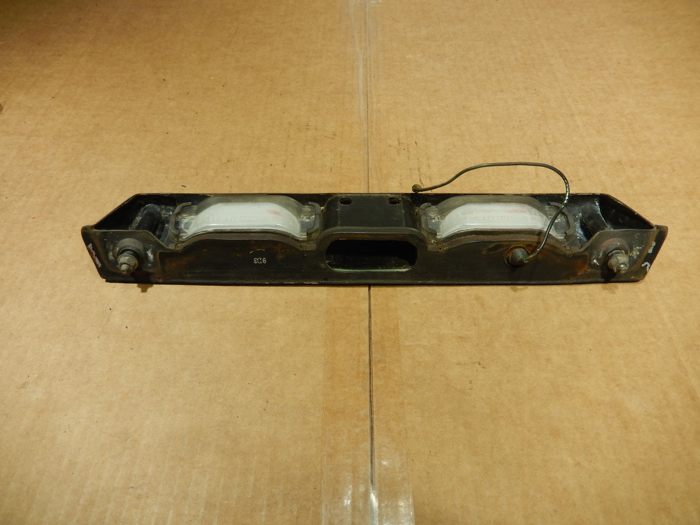 Datsun 280ZX Rear License Plate Light Assembly