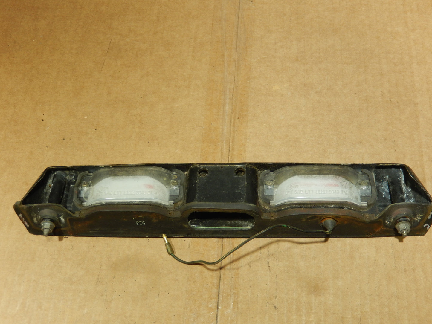 Datsun 280ZX Rear License Plate Light Assembly
