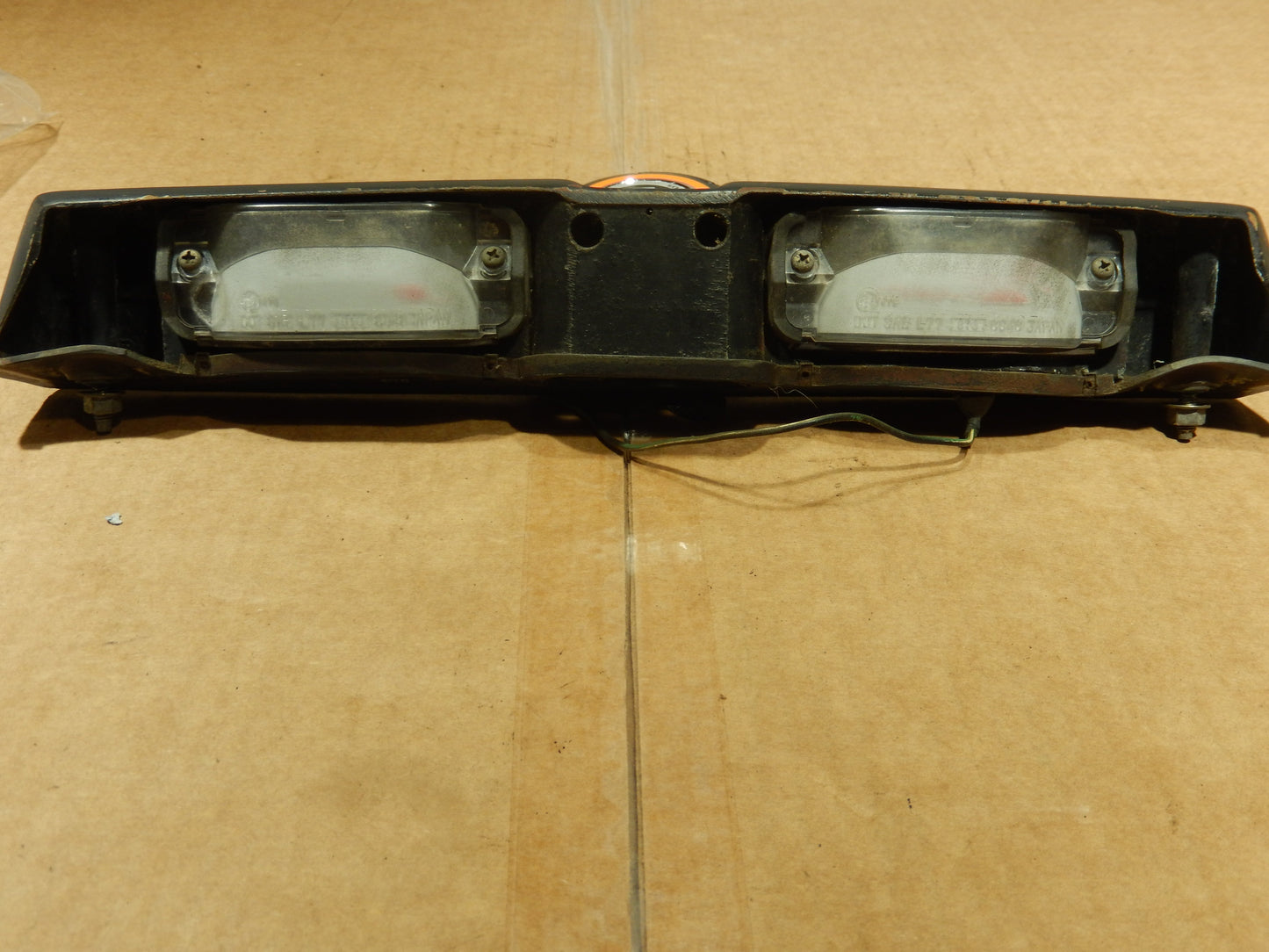 Datsun 280ZX Rear License Plate Light Assembly