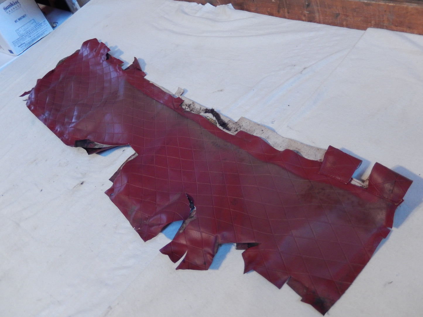 Datsun 240Z OEM Red Tunnel Cover Liner