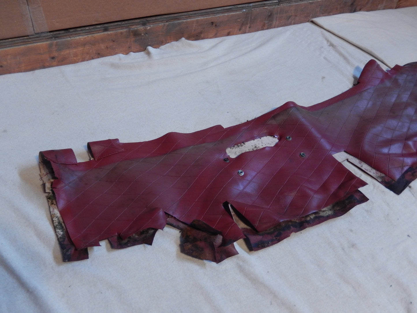 Datsun 240Z OEM Red Tunnel Cover Liner