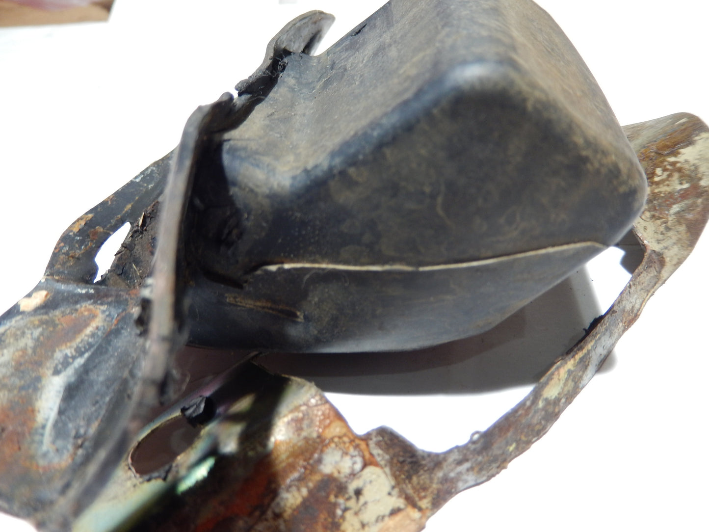 Datsun 240Z Left Rear Hatch Hinge Seal and Bracket