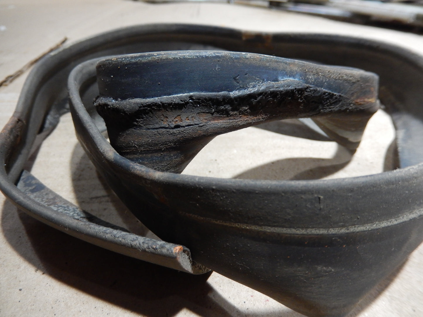 Datsun 240Z Passengers Side Inner Fender Seal and Clips