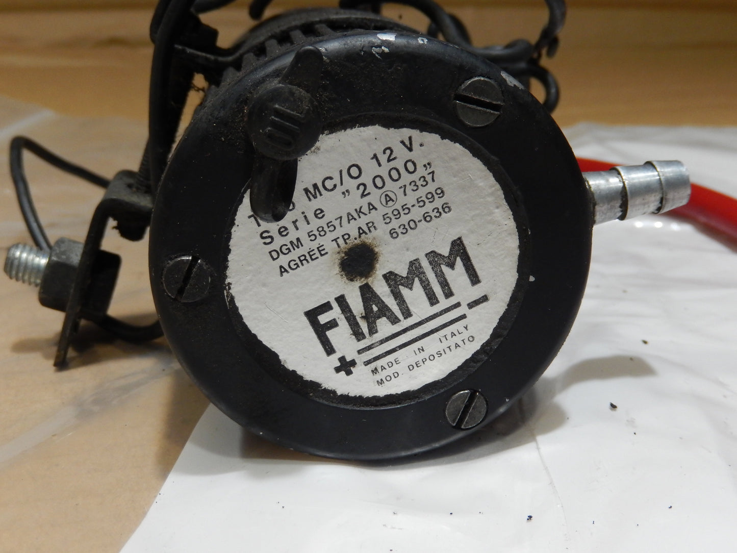 Maserati Ghibl - 1967 - 1973 Fiamm Air Horn Pump