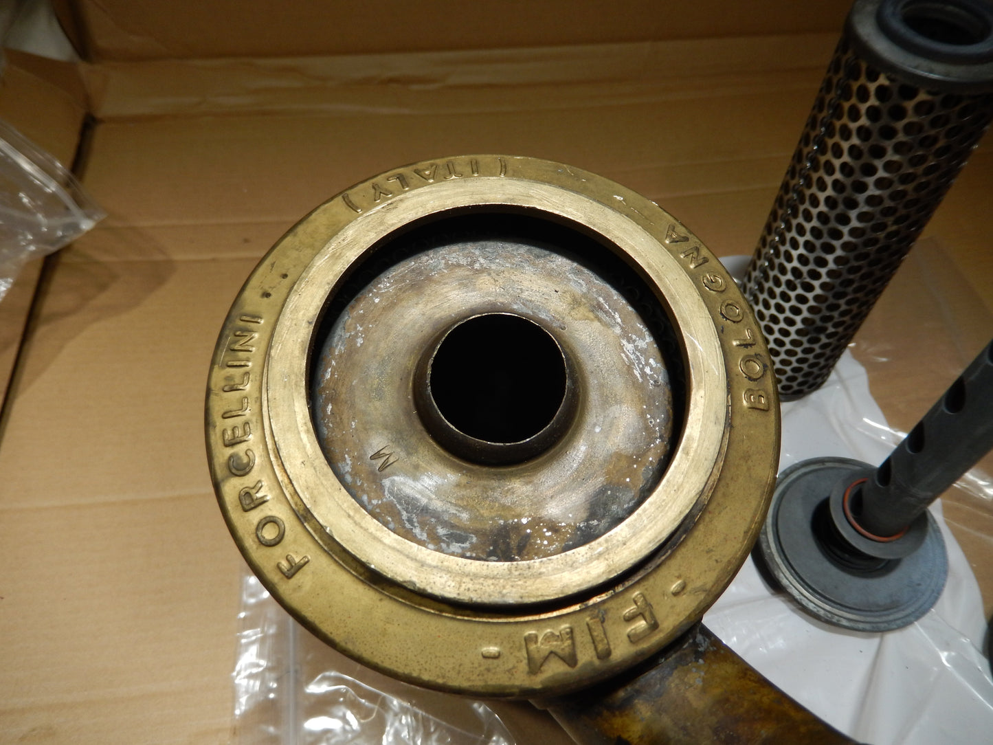 Maserati Quattroporte One - 1963 - 1969 Oil Filter Canister Tank " Forcellini Bolongna "