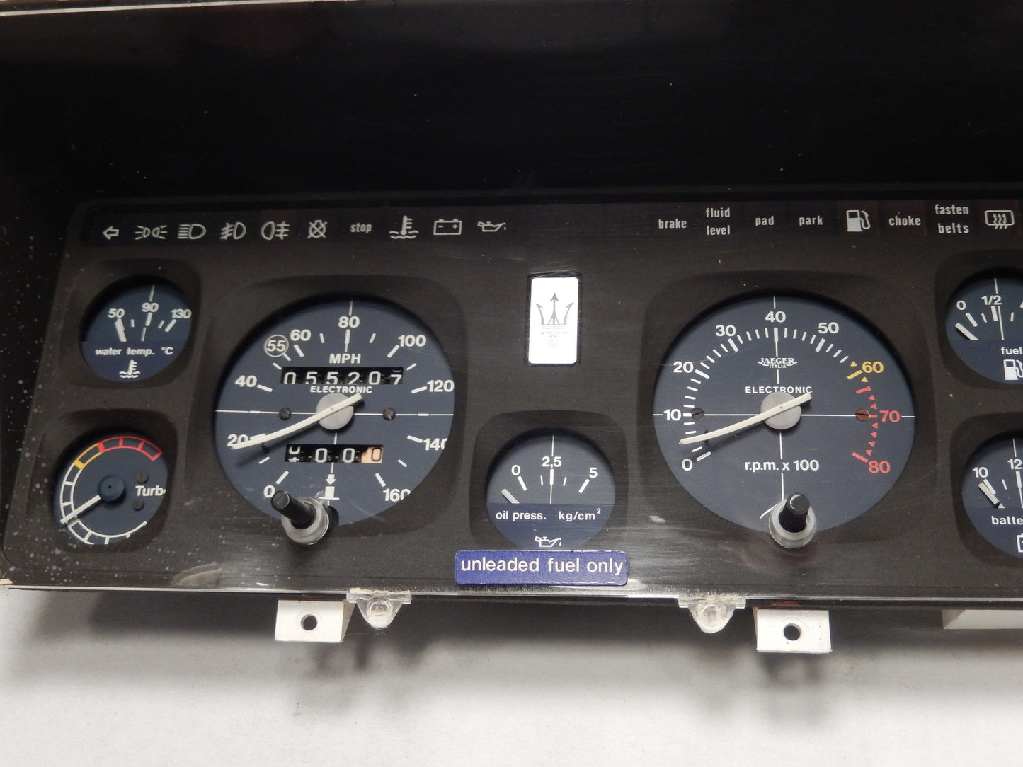 Maserati Biturbo Coupe Instrument Panel