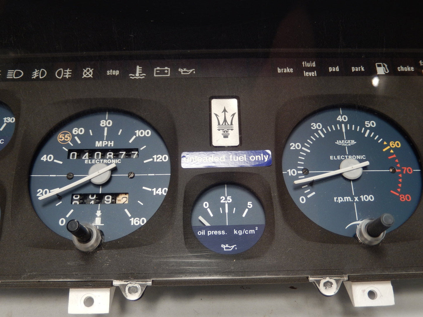 Maserati Biturbo Coupe Instrument Panel