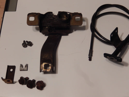 Datsun 280ZX Complete Hood Release Assembly