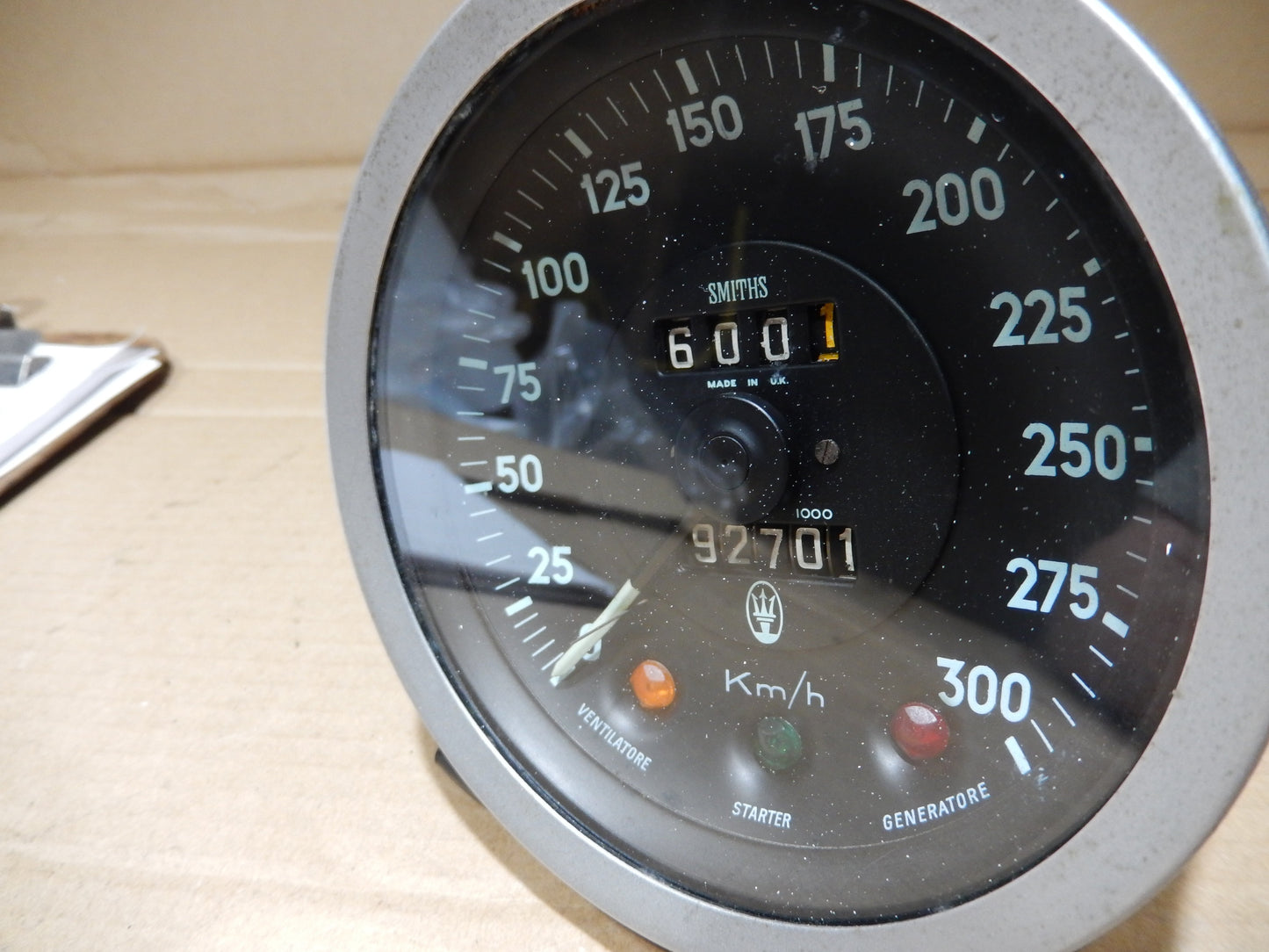 Maserati 1969 - 1973 Indy Speedometer