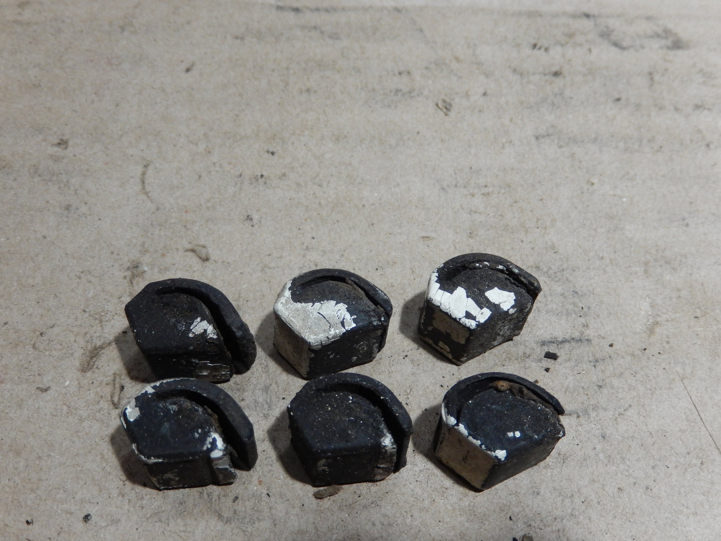 Datsun 240Z OEM Hood Deck Inspection Hatch Stops.