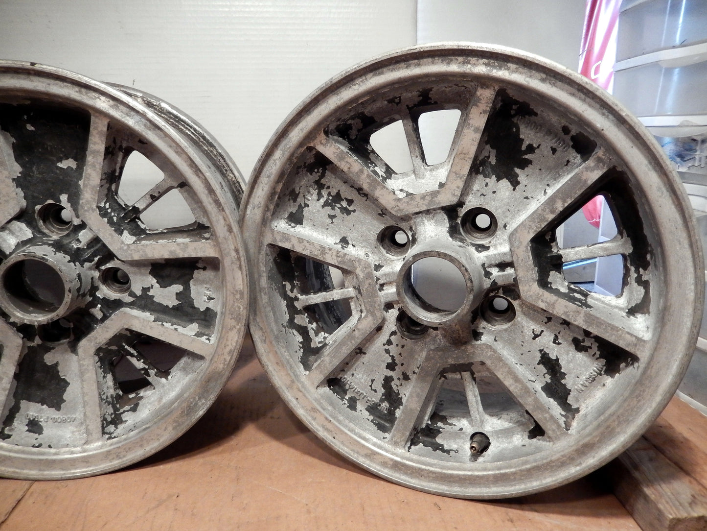 Datsun 240Z Set of 4 Nissan 14" Alloy Wheels  SKU #14