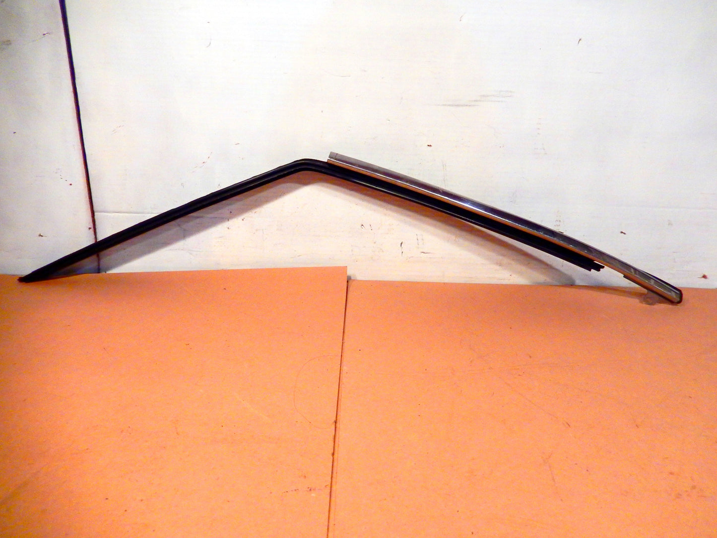 Datsun 280ZX Driver's Exterior Door Frame Channel Molding and Trim