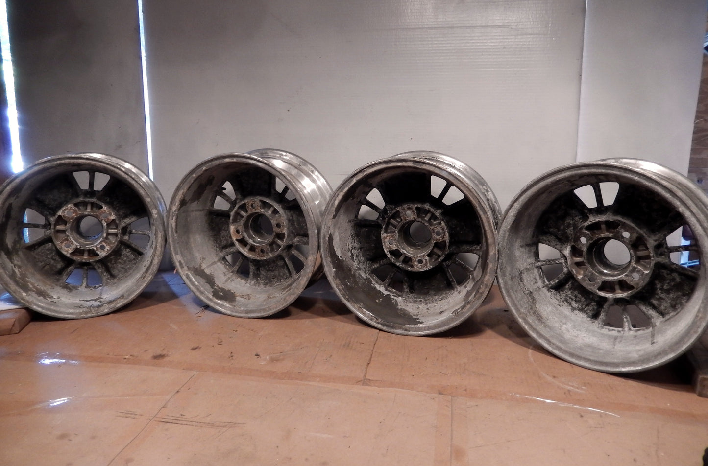 Datsun 240Z Set of 4 Nissan 14" Alloy Wheels  SKU #14