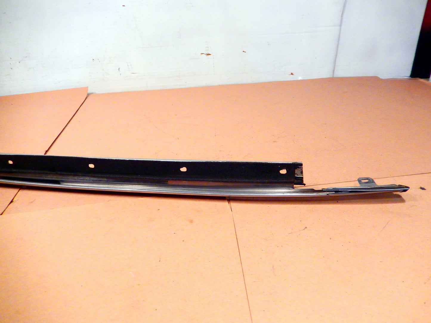 Datsun 280ZX Driver's Exterior Door Frame Channel Molding and Trim