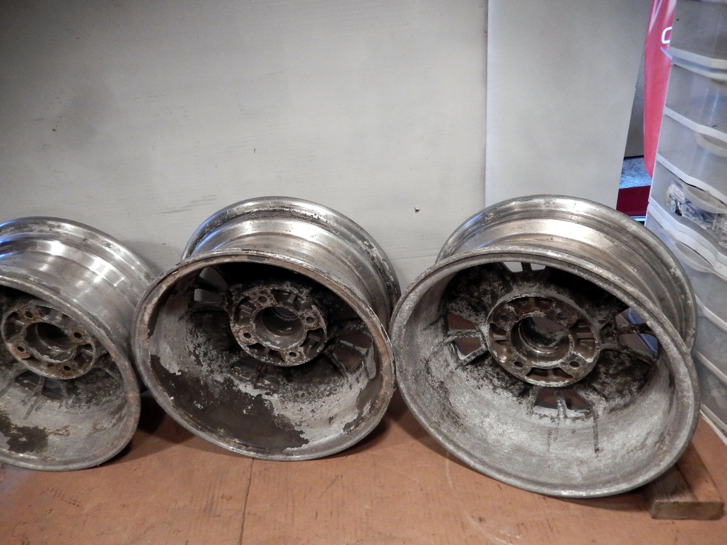 Datsun 240Z Set of 4 Nissan 14" Alloy Wheels  SKU #14