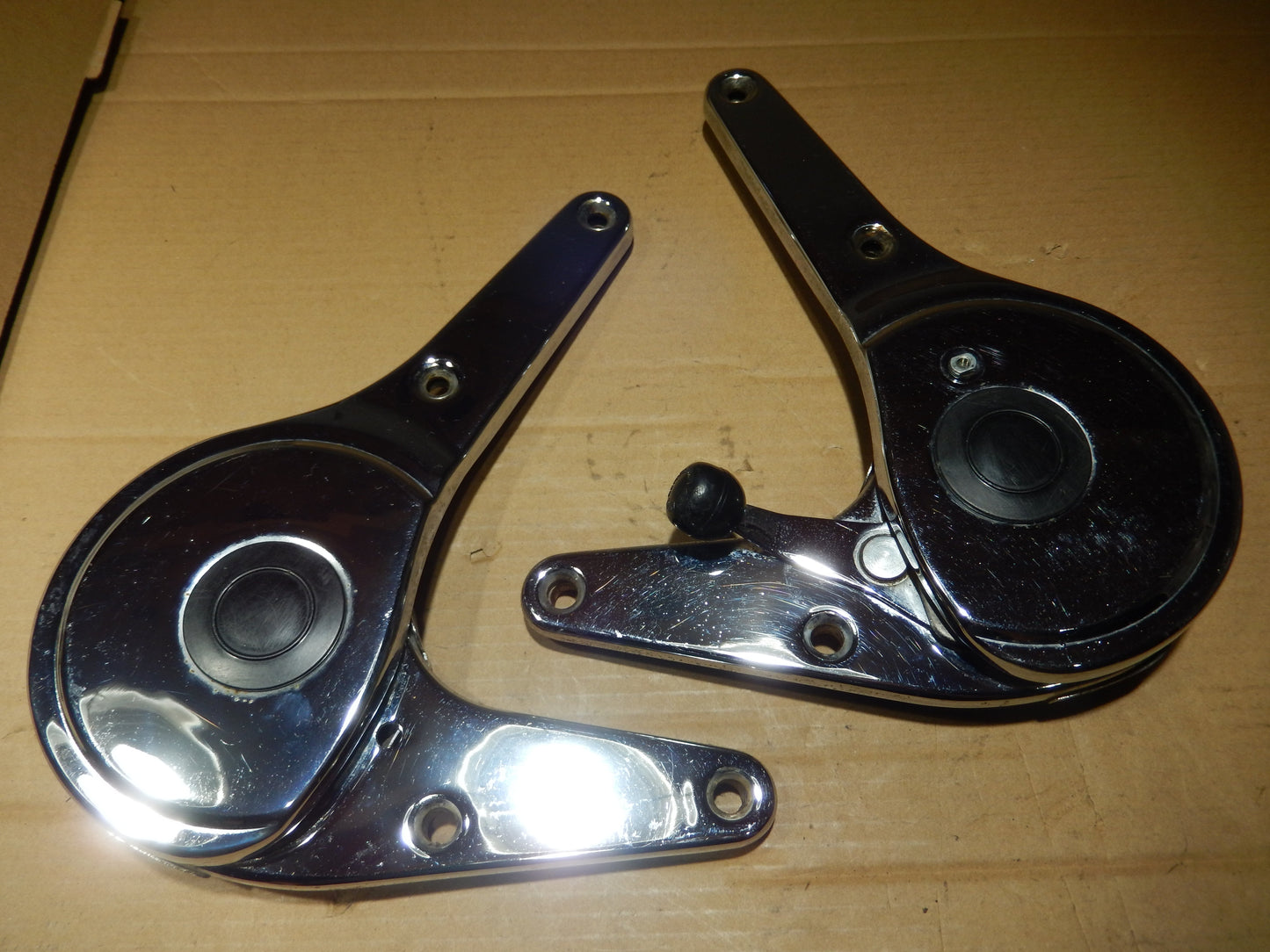 Maserati 1969 - 1973 Ghibli Drivers Seat ( left ) Pair of Seat Adjusting Hinges